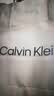 Calvin KleinJeans男士休闲通勤校园风满版ck压印字母拉链大容量双肩包礼物 实拍图