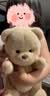 莉娜熊（TeddyTales）小熊玩偶毛绒玩具熊泰迪手作熊安抚娃娃送礼送人毕业礼物送女生 奶茶色（经典款） 中号站姿约30cm 实拍图