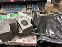 灵蛇(LINGSHE)鼠标垫 320*240*2mm中号加厚游戏办公鼠标垫 精密锁边 可水洗  魅影灰 实拍图