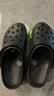 卡骆驰（CROCS）白鹿同款云朵洞洞鞋|206750 黑色-001 39(250mm) 实拍图