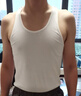 三枪背心男7A原纱抗菌100%棉高弹罗纹健身运动打底男士无袖t恤2件装 实拍图
