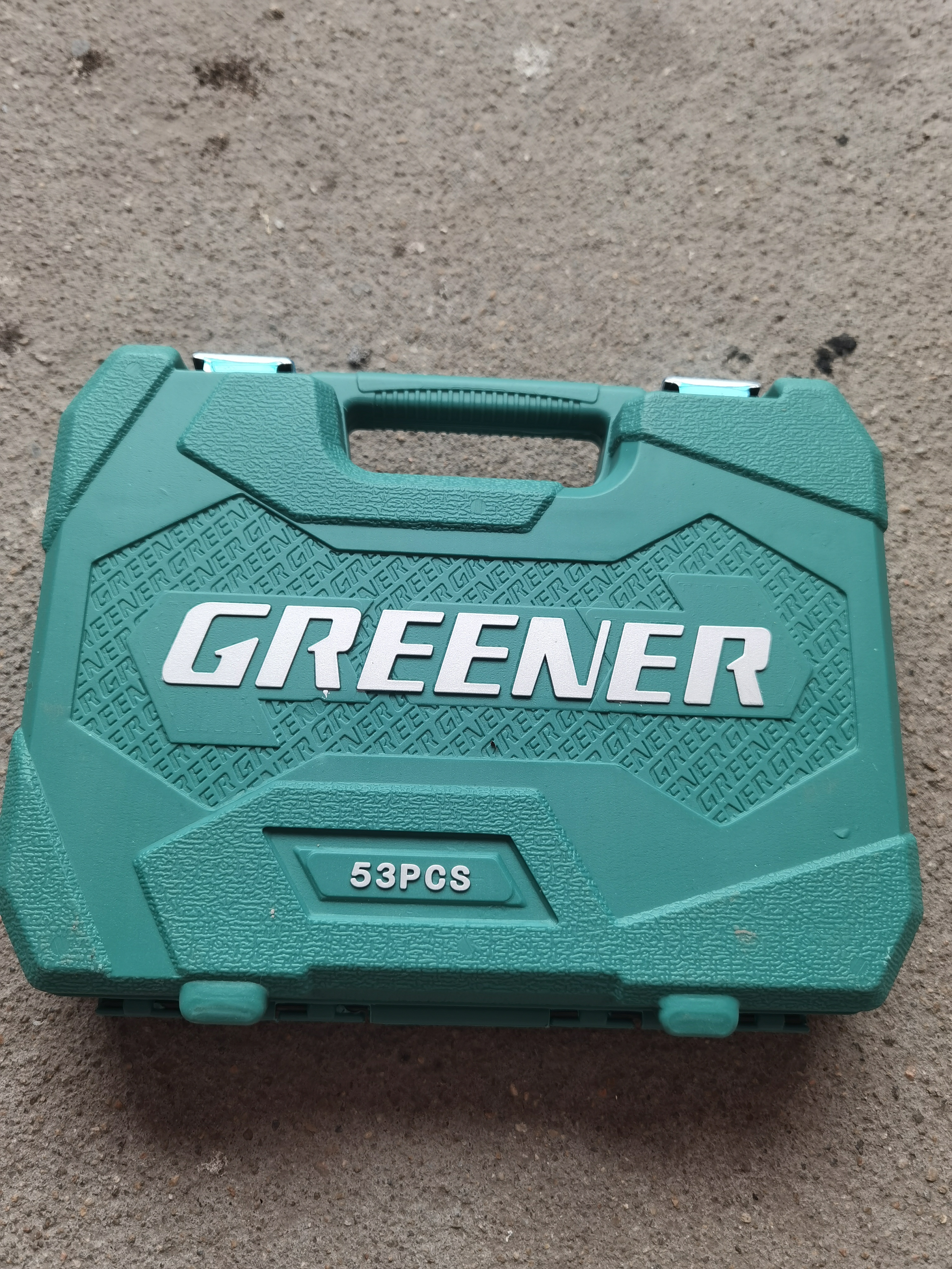 绿林（GREENER）54件专业汽修套筒扳手修汽车工具箱套装家用小飞棘轮快速扳手套筒 实拍图