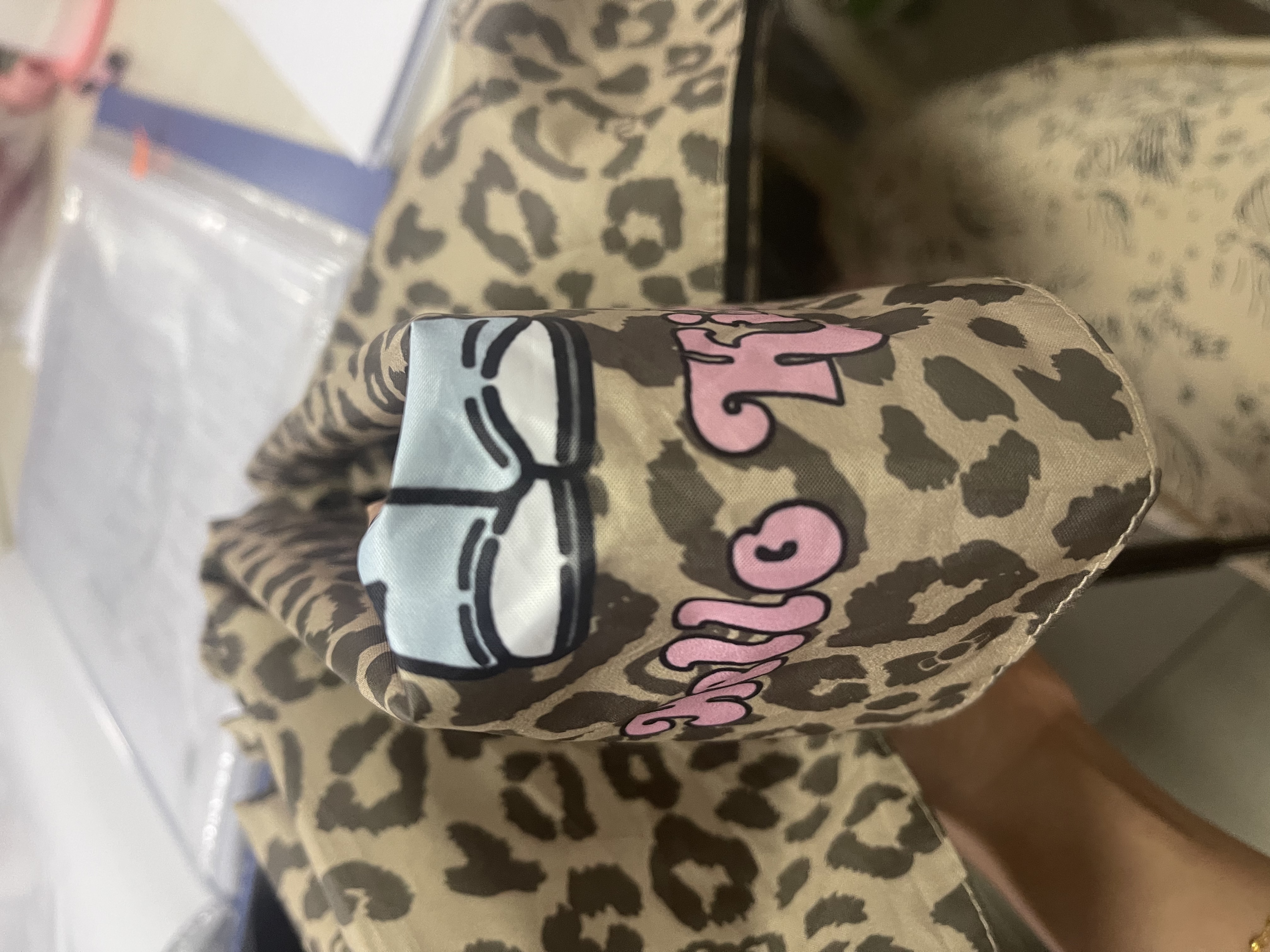 野兽派家居（tbh）三丽鸥Hello Kitty防晒伞晴雨两用伞UPF50+遮阳伞防晒伞 经典豹纹 实拍图