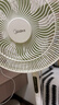 美的（Midea）【幸运草安睡1S】一级能效直流变频声控电风扇家用遥控卧室静音落地扇台式桌面抗菌大风力转页扇 实拍图