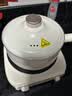 美的（Midea）电煮锅 小电锅 电蒸锅 电火锅 电热锅 分体式可拆洗 2.6L学生宿舍多功能锅 泡面锅 XZC2061 配蒸笼 实拍图