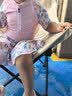 361°儿童泳衣女童女孩夏季可爱连体裙式平角中大童游泳衣装备 实拍图