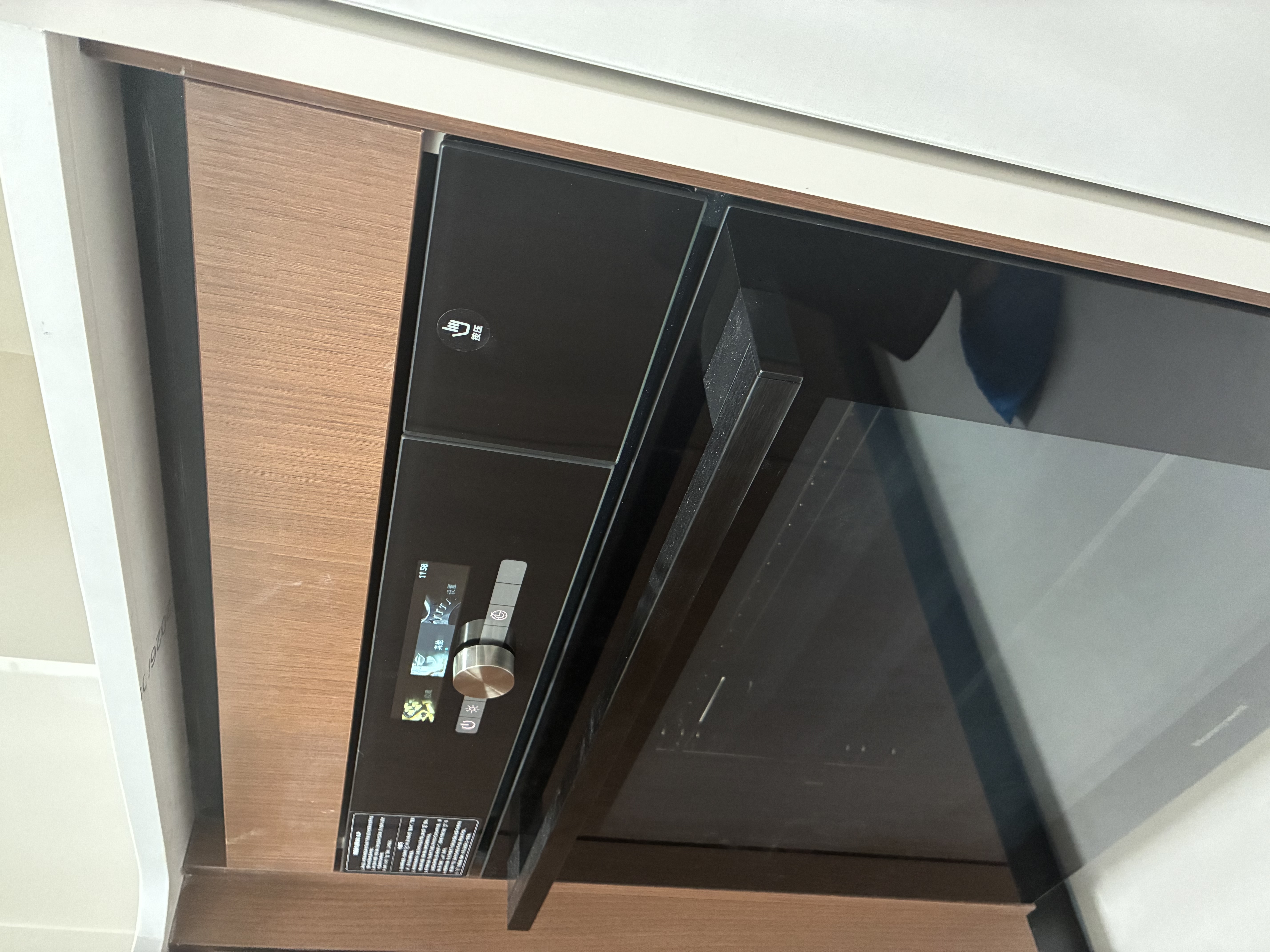 霍尼韦尔（Honeywell）73升蒸烤炸箱一体机BD-71F嵌入式智能三合一5D匀温大容量搪瓷内胆烟机灶具套装补贴15% 73L蒸烤箱BD-71F【旋钮+彩屏】 实拍图