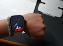 Apple/苹果 Watch S11 智能手表GPS+蜂窝款46毫米玫瑰金色铝金属表壳淡桃粉色运动型表带S/M MFDG4CH/B 实拍图