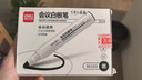 得力（deli）粗头白板笔 可擦易擦 办公教学会议黑色 10支/盒SK103 实拍图