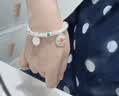 足银999小胖福盘缠手链女平安喜乐纯银实心男女情侣串手镯 珐琅彩五路财神盘缠手链（证书+礼盒） 实拍图