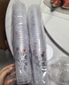SHUANG YU奶茶杯一次性杯子700ml*50套加厚带盖磨砂塑料杯食品果汁饮料杯 实拍图