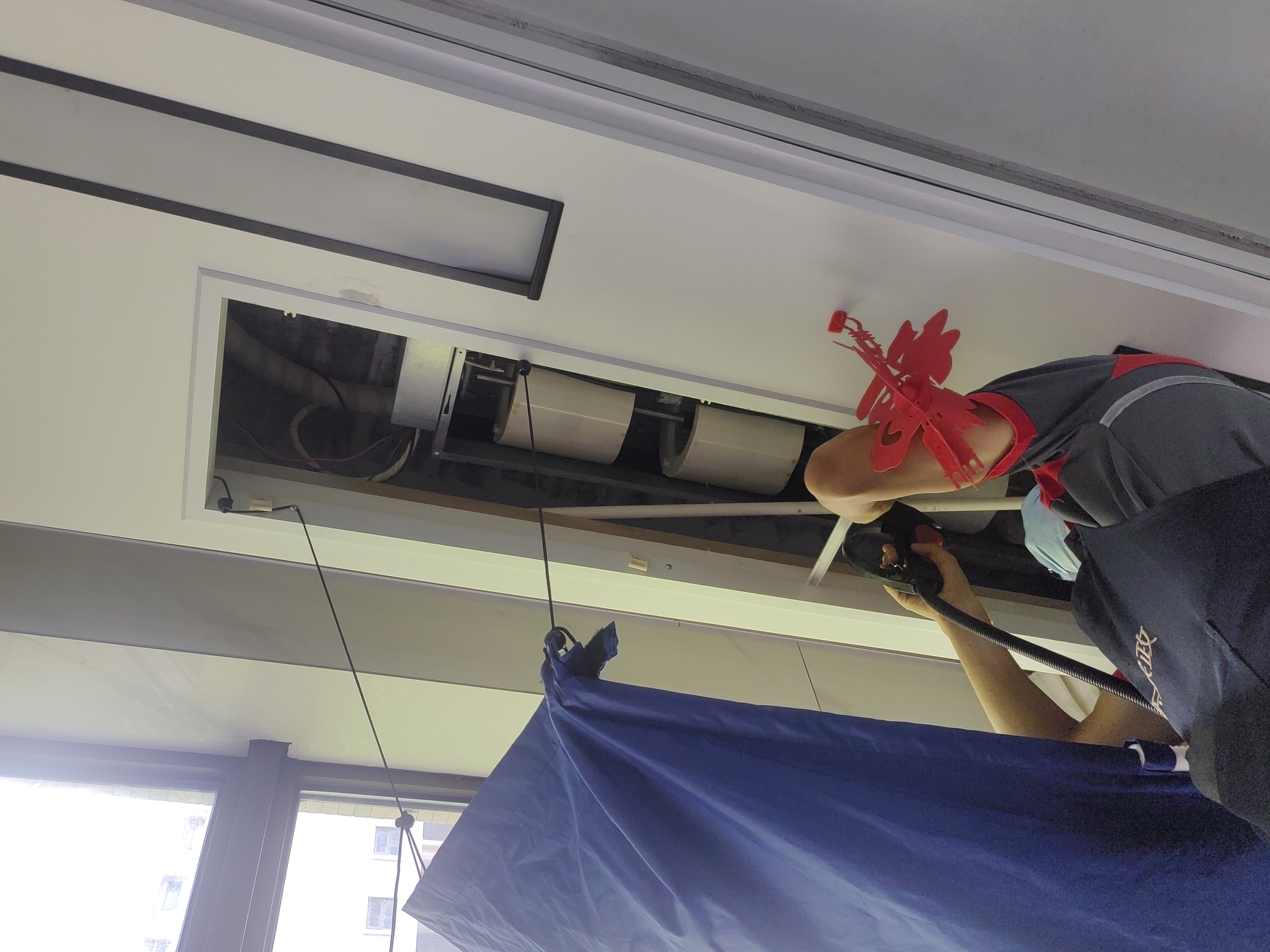 京东家政清洗 中央空调1组全拆洗（进+出风口）家电清洗上门服务 实拍图
