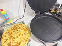 奥克斯（AUX） 电饼铛40CM加深加大号尺寸家用煎饼锅煎饼机多功能商用不锈钢大容量电煎锅双面加热烙饼锅 实拍图