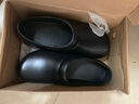 滑克（WAKO）厨师鞋工作鞋防油防水耐磨厨工专用鞋食品车间工鞋厨房专用防滑鞋 黑色（防滑防水） 38 实拍图