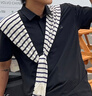 斐乐 斐乐官方男装针织短袖POLO衫夏季休闲凉感商务休闲上衣 A款-传奇蓝-NV XL 180/100A/XL 实拍图