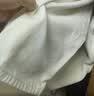 真维斯（Jeanswest）牛仔裤女夏季宽松阔腿裤子女潮流韩版小个子直筒裤简约米白色M 实拍图