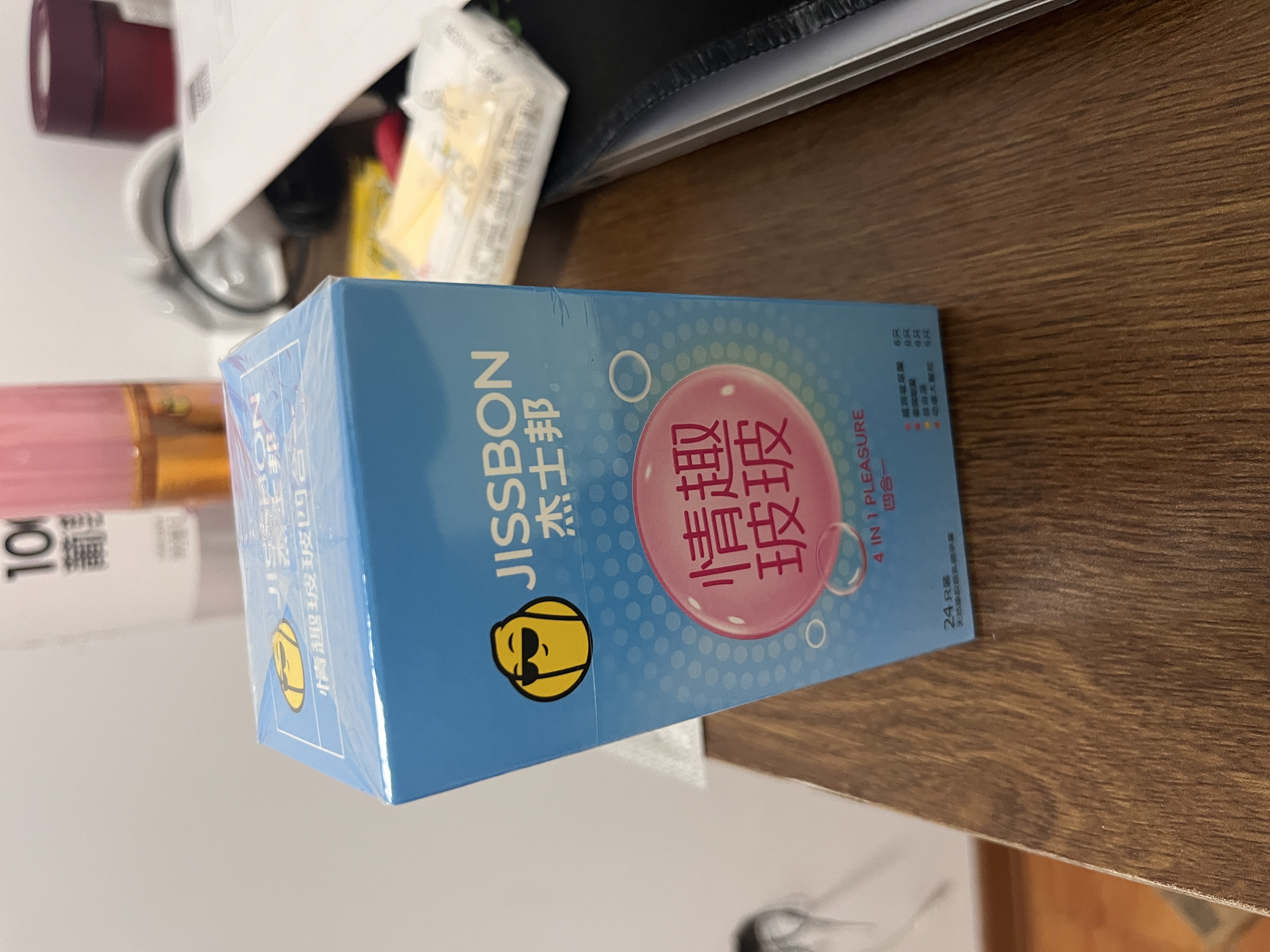 杰士邦超薄避孕套带刺阴情趣四合一24安全套套女性秒喷计生用品随机发货 实拍图