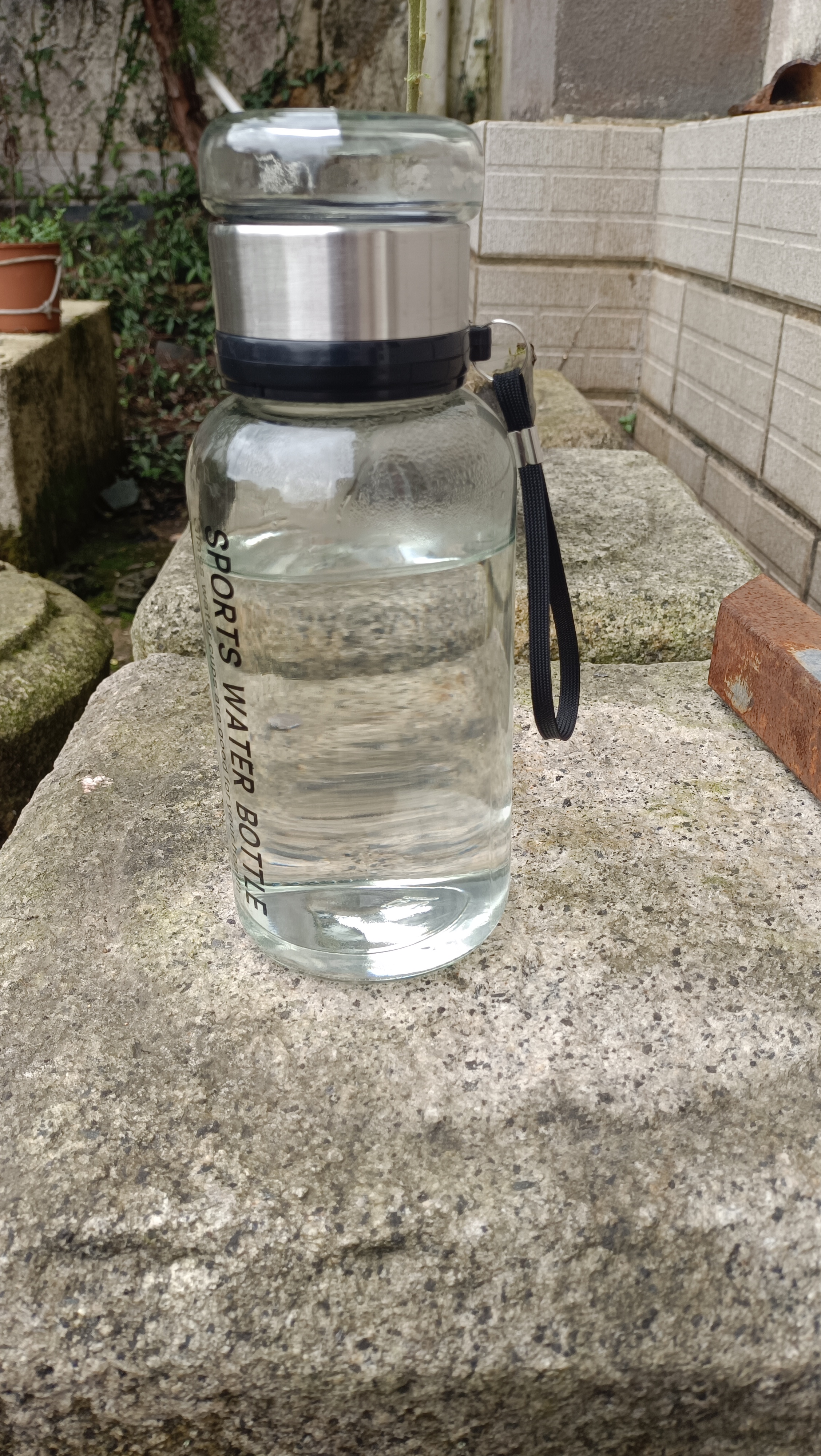 FGHGF大容量玻璃水杯耐高温带杯套茶水分离杯便携网红泡茶杯 玻璃吨吨杯带杯套1000ml1只 实拍图