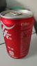 可口可乐（Coca-Cola）汽水 碳酸饮料 200ml*24罐  迷你摩登罐 新老包装随机发货 实拍图