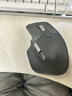 罗技（Logitech）大师系列 MX Master 3S 菁英版 无线蓝牙鼠标  办公静音鼠标 人体工学 石墨黑 无线接收器需另购买 实拍图