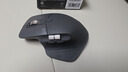 罗技（Logitech）大师系列 MX Master 3S 菁英版 无线蓝牙鼠标  办公静音鼠标 人体工学 石墨黑 无线接收器需另购买 实拍图