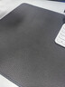 镭拓（Rantopad）H7+加厚锁边游戏电竞鼠标垫 超大号加长仿肤材质桌垫 皮纹纹理键盘垫fps顺滑隔温防滑电脑桌垫深灰 实拍图