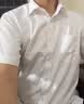 杉杉【新疆长绒棉】短袖衬衫男士26新款夏季凉感通勤白衬衣冰丝外套男 实拍图
