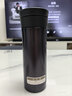 膳魔师（THERMOS）不锈钢保温杯男女茶杯车载便携水杯商务带茶隔可定制团购JMK 黑色 470ml 实拍图