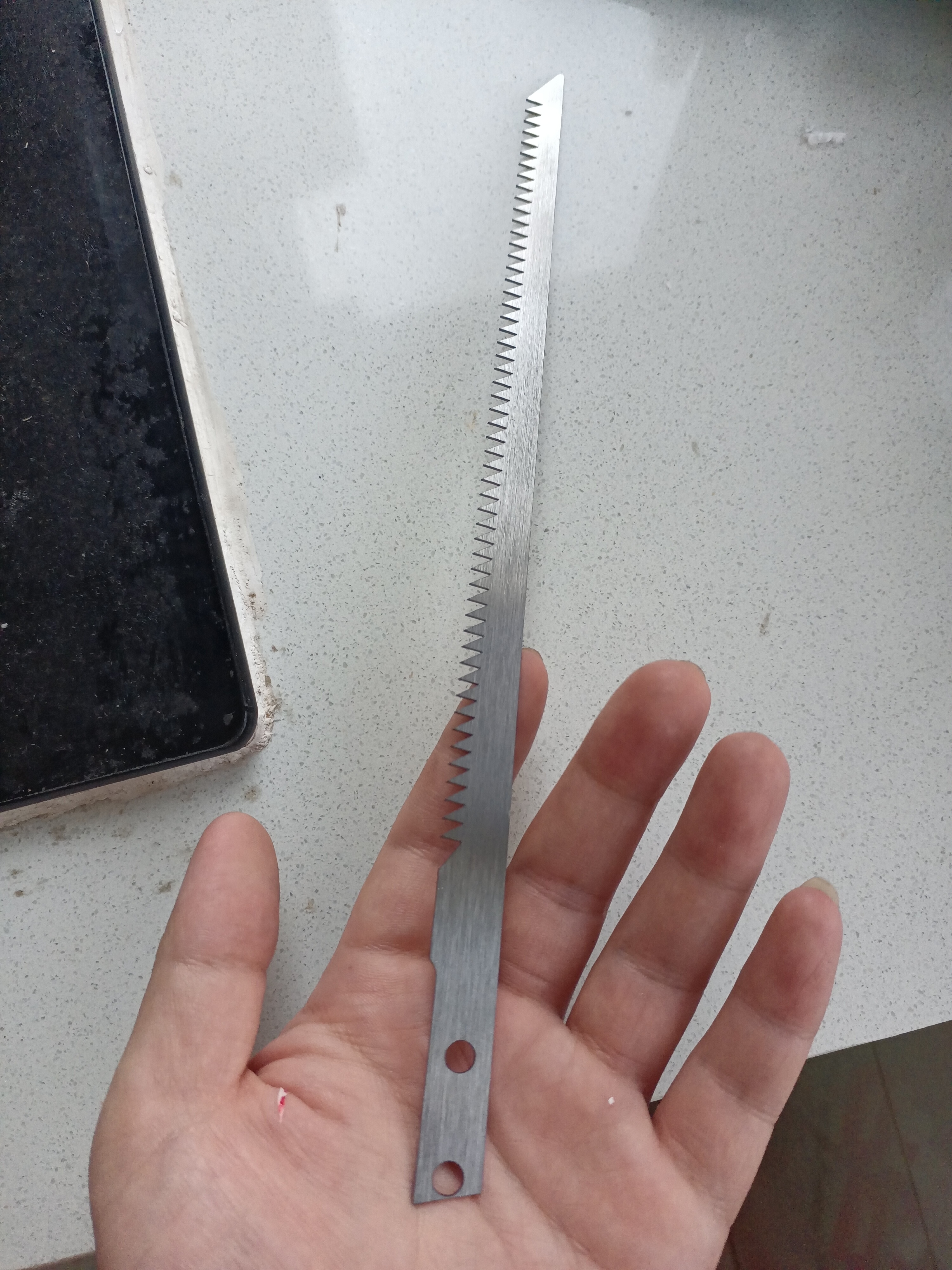田匠鸡尾锯园林园艺锯墙板锯细齿快速木工小锯子家用小型 【无锯把】双面磨齿锯片1片 无规格 实拍图