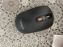 联想（Lenovo）无线蓝牙双模充电鼠标 蓝牙5.0/3.0 便携办公鼠标人体工学设计 Howard Mouse 2022充电版风暴灰 实拍图