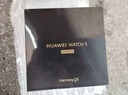 华为HUAWEI WATCH 5 46mm高端款航天级钛合金表壳木星棕素皮复合表带eSIM通话手表 实拍图
