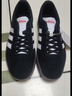 adidas「T头鞋」VL COURT复古休闲板鞋德训鞋男女阿迪达斯轻运动 黑色/白色 (推荐女生选小半码)   39 实拍图