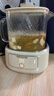 九阳（Joyoung）净萃养生壶迷你家用全玻璃煮茶器 轻音炖煮 1L办公室0金属0胶水恒温烧水壶 WY103 实拍图