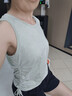 Keep运动背心女速干透气修身遮肉裸感瑜伽服可调抽绳健身服4730 实拍图