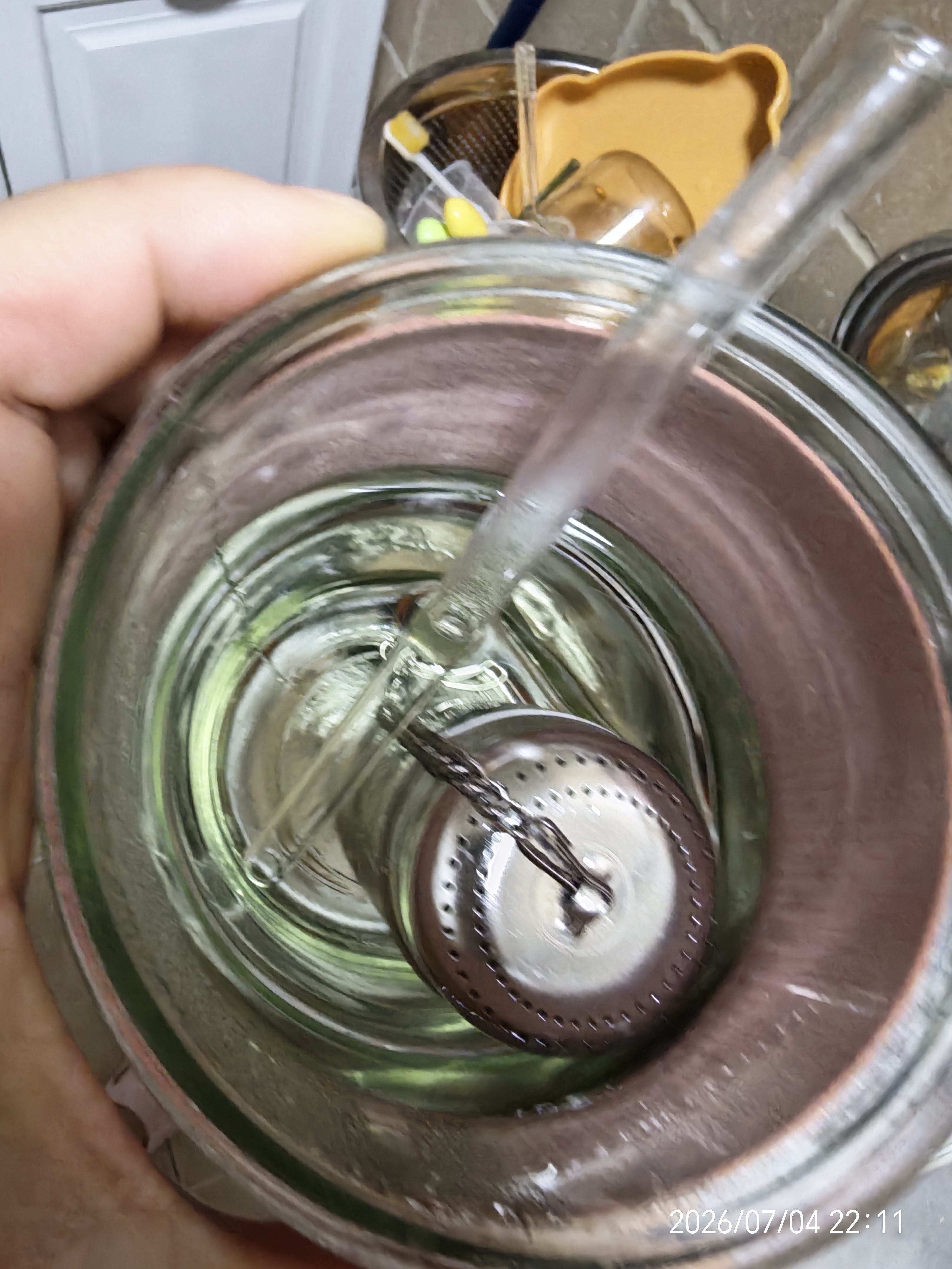梦庭 316不锈钢茶仓 泡茶球茶叶过滤网泡茶过滤器茶漏球茶壶内胆 实拍图