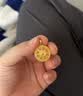 御邪黄金3mm光面转运珠足金999路路通光面金珠手串串珠手链情人节礼物 3毫米特供金珠两颗 实拍图