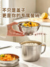 美厨（MAXCOOK）不锈钢饭盒 快餐杯碗学生饭盒 泡面碗泡面杯 二层14cm MCFT047 实拍图