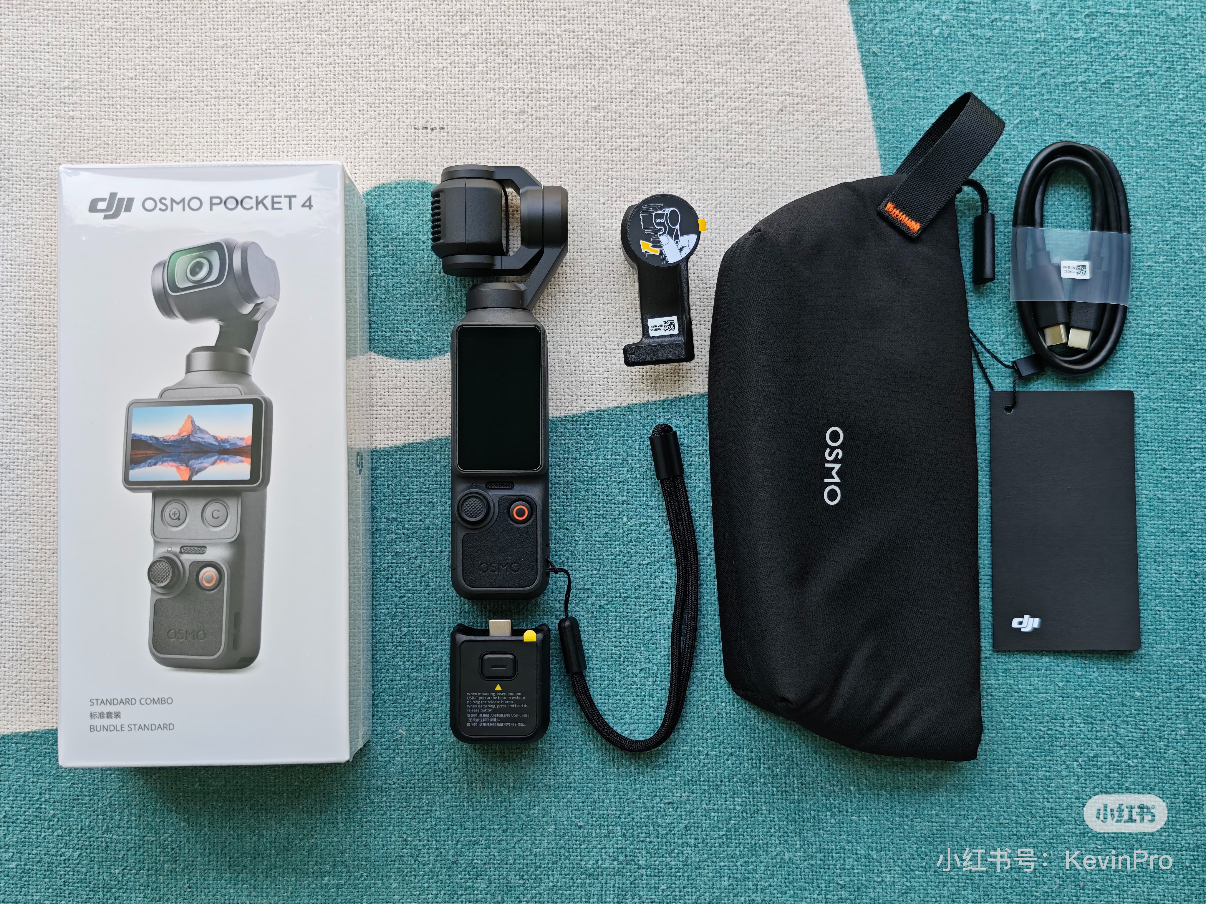大疆 DJI Osmo Pocket 4 一英寸口袋云台相机 OP灵眸手持数码相机 旅游vlog便携美颜摄像 标准套装 官方标配 晒单实拍图