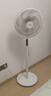 美的（Midea）【飓风节能】七叶柔风立式电风扇/家用轻音落地扇/台式小型风扇/大风力遥控定时摇头风扇 SAH35BSJ 实拍图