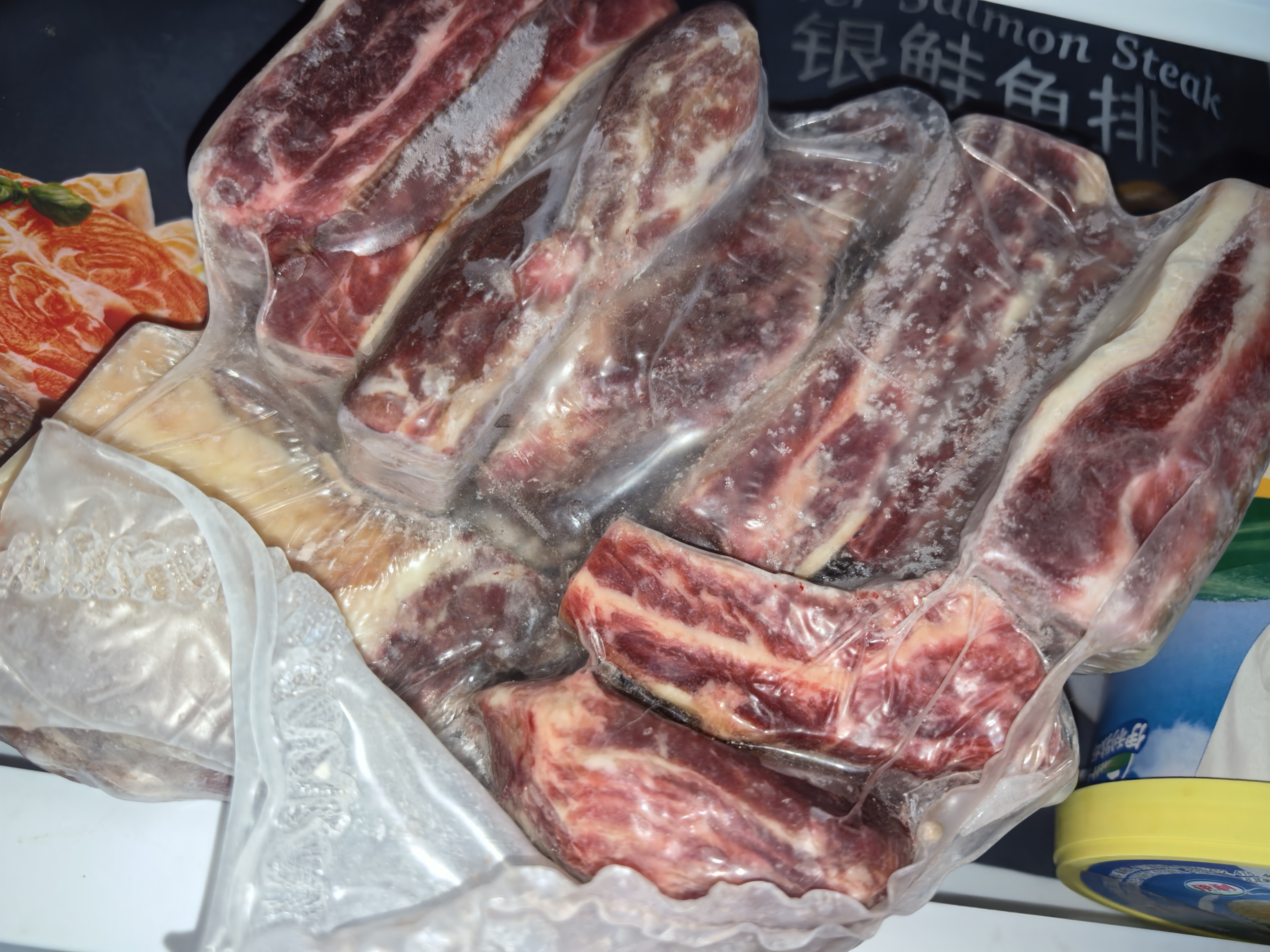 齐味滋旅牛排骨 净重2斤 精排新鲜牛肋排肉多骨小烧烤火锅食材生鲜牛肉 实拍图