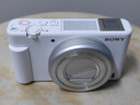 索尼（SONY）ZV-1 口袋相机 约2010万有效像素 美肤拍摄/强悍对焦/学生入门/Vlog/4K视频 ZV1 白色 实拍图