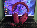 iKF V11 Pro2.0四模游戏耳机头戴式无线电竞7.1声道蓝牙屏显2.4G接收器FPS专用三角洲听声辨位 浆果色 实拍图