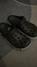 卡骆驰（CROCS）贝雅卡骆班洞洞鞋|205089 黑色/白色-066   41 /42(260mm)   实拍图