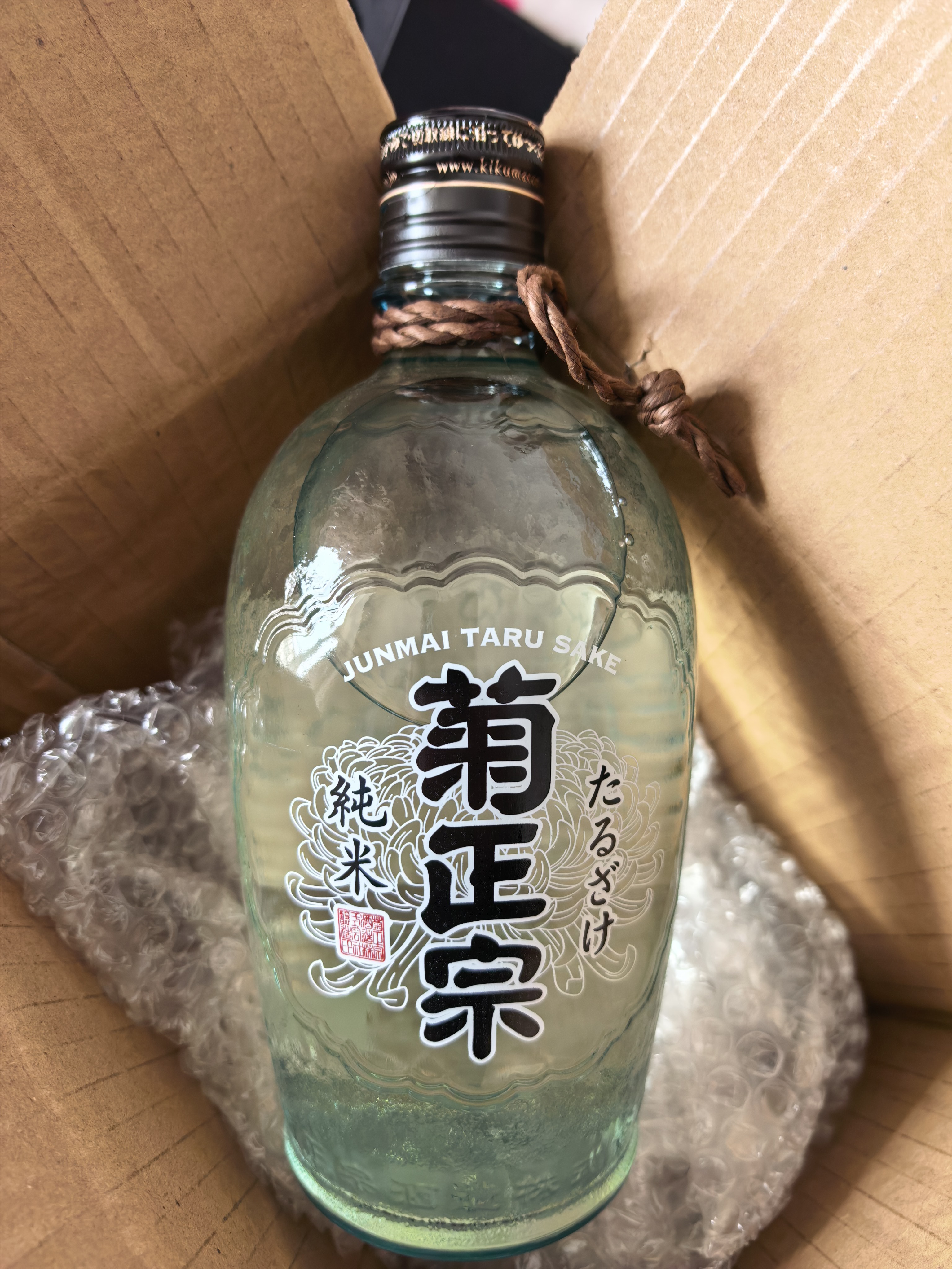 菊正宗（KIKUMASA) 纯米樽酒 上选清酒 淡丽甘口 15度 720ml 日本进口 实拍图