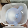爱咔威（IKV）婴儿牙胶小蘑菇牙胶可水煮食品级硅胶防吃手神器咬咬胶 蘑菇牙胶+防掉链 -粉 实拍图