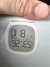 汉时（Hense）厨房磁吸时钟冰箱帖温度湿度电子表床头闹钟桌面数字台钟静音挂墙挂钟 HA302A款黑开学季 实拍图