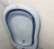 十月结晶婴儿洗澡盆可折叠家用大号新生儿童用品沐浴桶宝宝浴盆孔雀蓝 实拍图