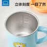 乐扣乐扣儿童水杯家用敞口杯宝宝喝奶杯2岁幼儿园吸管杯3岁牛奶杯多用杯子 实拍图