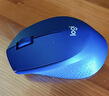 罗技（Logitech）M330 静音鼠标 无线鼠标 办公鼠标 右手鼠标 蓝色 带无线2.4G接收器 实拍图