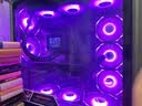 影驰梦境PRO机箱风扇 12CM散热器 棱镜四代 千层镜5V3针ARGB神光同步  脚垫减震低噪 PWM智能温控调速 梦境 PRO二代/黑色/正叶 工包 实拍图